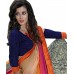 Triveni Striking Multi Colored Printed Faux Georgette Saree